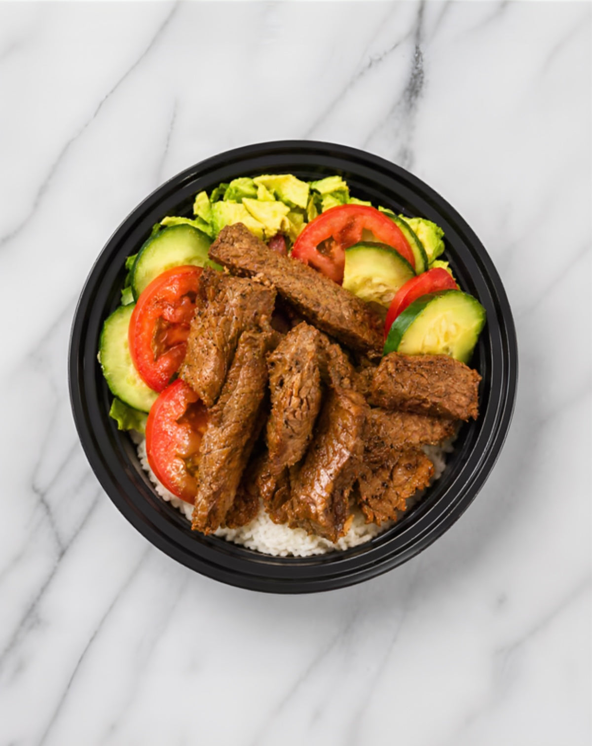 Almuerzo - Steak,Arroz, vegetales o ensalada