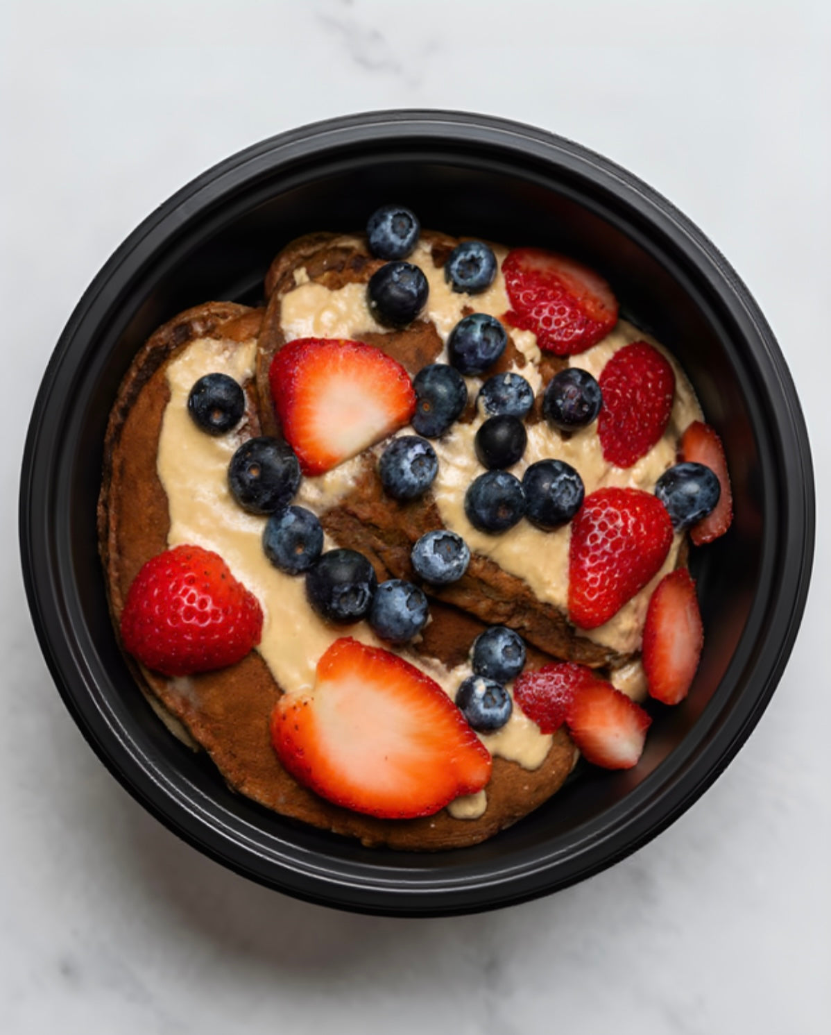 Desayuno - Pancakes proteina,Frutas, Miel